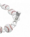 Rosemarie Collections Baseball Magnetic Bracelet