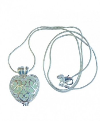 Wishing Heart Magical Necklace aqua sil UmbrellaLaboratory