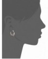 Aerre Rhodium Plated Interlaced Earrings