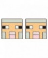 JINX Minecraft Video Game Sheep Enamel Stud Earrings - C012NUNT2FL