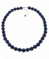 Pearlz Ocean Lapis Lazuli Blue Beads Strand Necklace for women - C711QLQUJD7