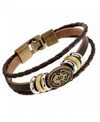 Bracelet PopJ Strand Leather Wristband