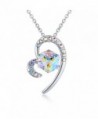 Alaxy Pendant Necklace Made with SWAROVSKI Crystal - "Heart & Soul" - CE188Q0T7L9