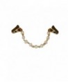 4 Inch Chain Sweater Clips with Gold Tone Alligator Clips - CE12N1KAXZ9