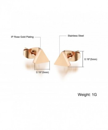 D B MOOD Classical Earring Stainless Triangle