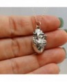 Sterling Silver Anatomical Pendant Necklace in Women's Pendants