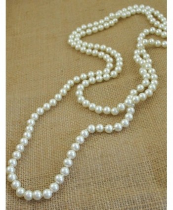 Pearls Flapper Cluster Necklace Gatsby - 