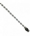 Stainless Steel Bead Ball Chain 4 mm thick- Necklaces Bracelets & Anklets - CC117K00TFV
