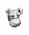 LuckyJewelry Dog Lucky Cute Puppy Face Animal Charms New Sale Cheap Funny Beads Fit Pandora Bracelet - CM12MZME582
