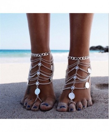 Luxjewelry Silver Blessing Anklets Jewelry in Women's Anklets