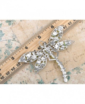 Alilang Elegant Dragonfly Rhinestone Synthetic in Women's Brooches & Pins