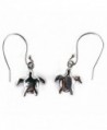 Sea Turtle Earrings Handmade Sterling in Women's Drop & Dangle Earrings