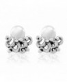 Sterling Silver Little Octopus Earrings