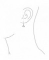Bling Jewelry Sterling Engraved Raindrop in Women's Drop & Dangle Earrings