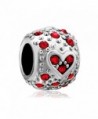 LovelyJewelry Bling Garnet Red Crystal Charm Beads For Bracelet - CG12MZR7SRN