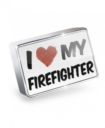 Floating Charm Firefighter Fits Glass Lockets- Neonblond - I Love my Firefighter - CP11HL6L6QP