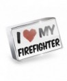 Floating Charm Firefighter Fits Glass Lockets- Neonblond - I Love my Firefighter - CP11HL6L6QP