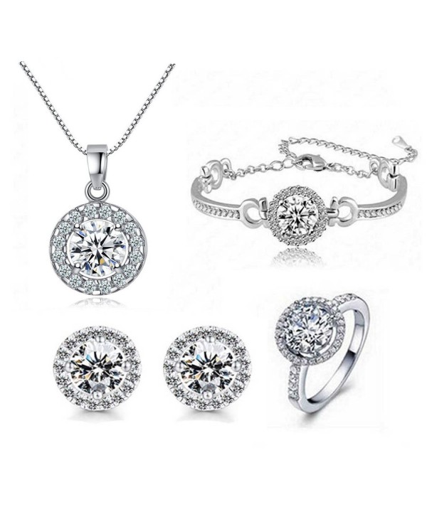 Crystal Pendant Necklace Zirconia Jewelry - Style 2 - CN188Q0AZMA