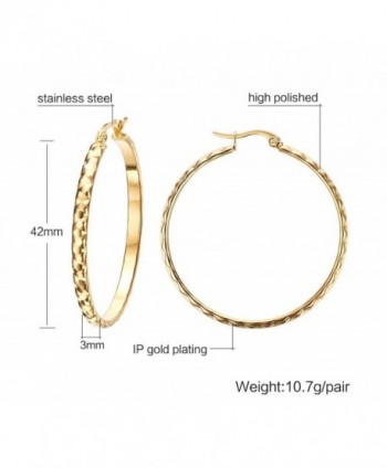 Fashion Stainless Plated Wedding Earrings