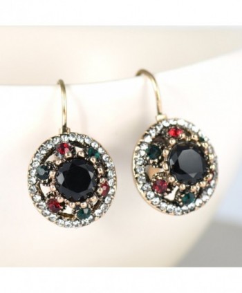 Miraculous Garden Vintage Earrings Crystal in Women's Clip-Ons Earrings