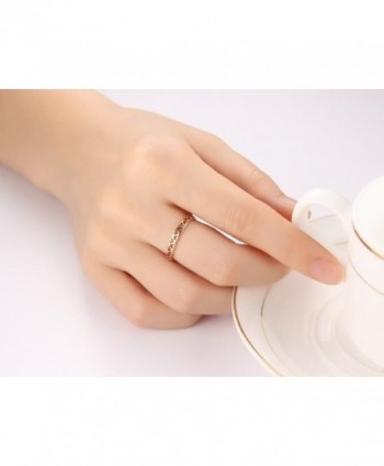 Stainless Steel Tiny Hollow Hearts in Women's Wedding & Engagement Rings