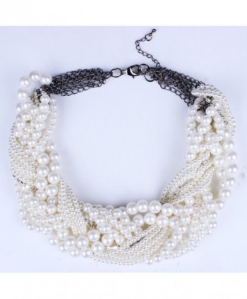Beaded Torsade Multiple Layers Necklace in Women's Chain Necklaces