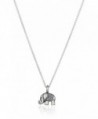Dogeared Reminders Sterling Elephant Necklace