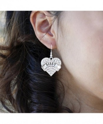 Sissy Earrings French Crystal Rhinestones in Women's Drop & Dangle Earrings