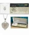 Mother's Love Heart Locket Necklace - CX11CIMP5LT