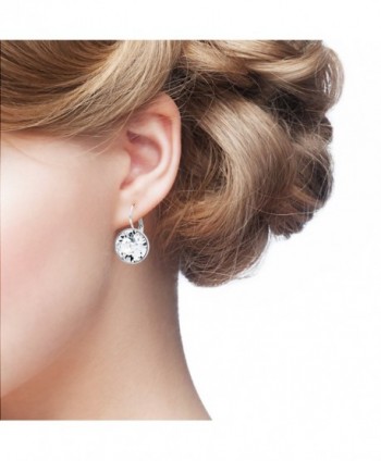 Statement Earrings Swarovski Crystal Rhodium in Women's Drop & Dangle Earrings