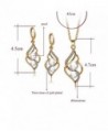 Choker Fashion Crystal Necklace Earrings