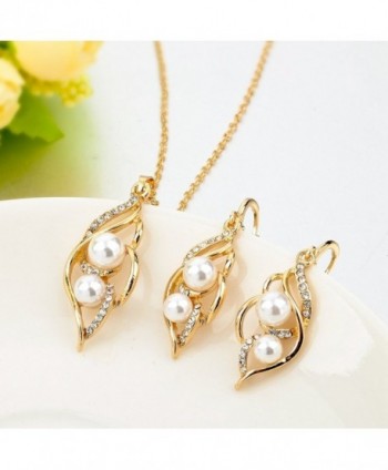 Choker Fashion Crystal Necklace Earrings in Women's Jewelry Sets
