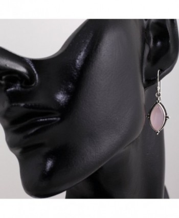 Sterling Silver Vintage Marquise Earrings in Women's Drop & Dangle Earrings