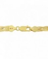 Yellow Silver Braided Herringbone Bracelet