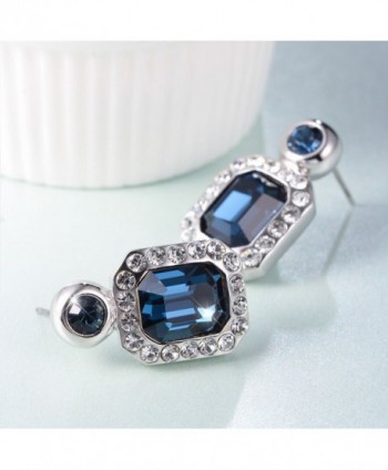 T400 Jewelers Earrings Swarovski Crystals in Women's Stud Earrings