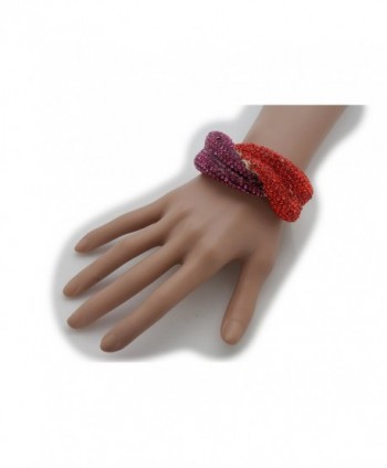 Fashion Jewelry Bracelet Purple Rhinestones in Women's Link Bracelets