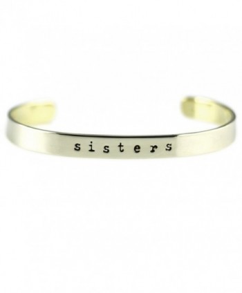 Sisters Forever Mixed Metal Cuff Bracelet - CH1107EHI4H