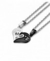 LOYALLOOK Stainless Couple Necklace Matching in Women's Pendants