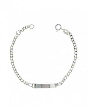 Sterling Silver 6 Inches Baby ID Bracelet - C212N1N10E1