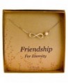 Sterling Silver Infinity Necklace - Cultured Pearl Bridesmaids / Friendship Jewelry Gift - C611JUHKWAN