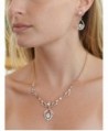 Mariell Vintage Crystal Necklace Earrings in Women's Jewelry Sets