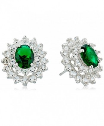 Nina Zirconia Emerald Necklace Earrings in Women's Jewelry Sets
