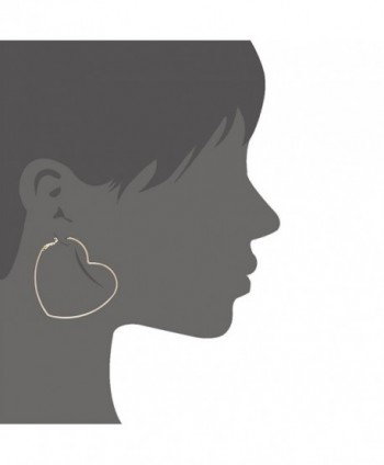 Shaped Silver Rhodium Statement Earrings