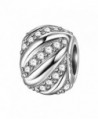 ZENI 925 Sterling Sliver Woman Charms Bead for Bracelet Necklace "Shining Galaxy" - C1188TREKTT
