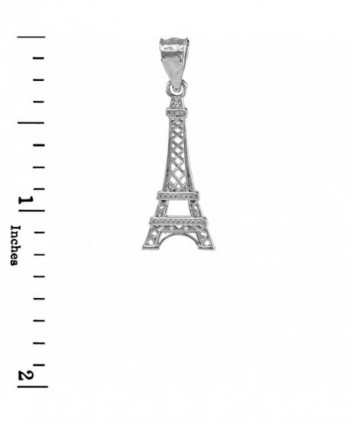 Sterling Silver Eiffel Tower Pendant in Women's Pendants
