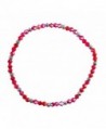 A-Ha - Crystal Bead Anklet - Red Iridescent - C012K3IVIZV