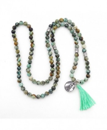 Bracelet Buddhist Statement Necklace Turquoise in Women's Strand Bracelets
