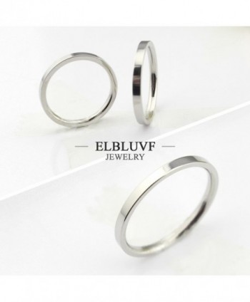 ELBLUVF Stainless Hammered Stacking Knuckle
