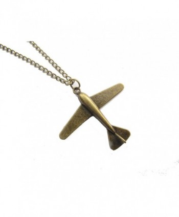 Airplane aeroplane Necklace Inspired aviation - CE12EOYVM5L