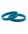 Teal (Raised Letter) Silicone Bracelets Teal Buy 1 Give 1 Child / Youth Size --2 Bracelets for $8.99 - C011DVWO0PH